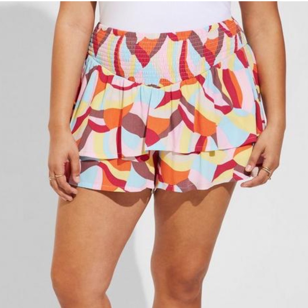 Torrid Multicolor Patterned Skort